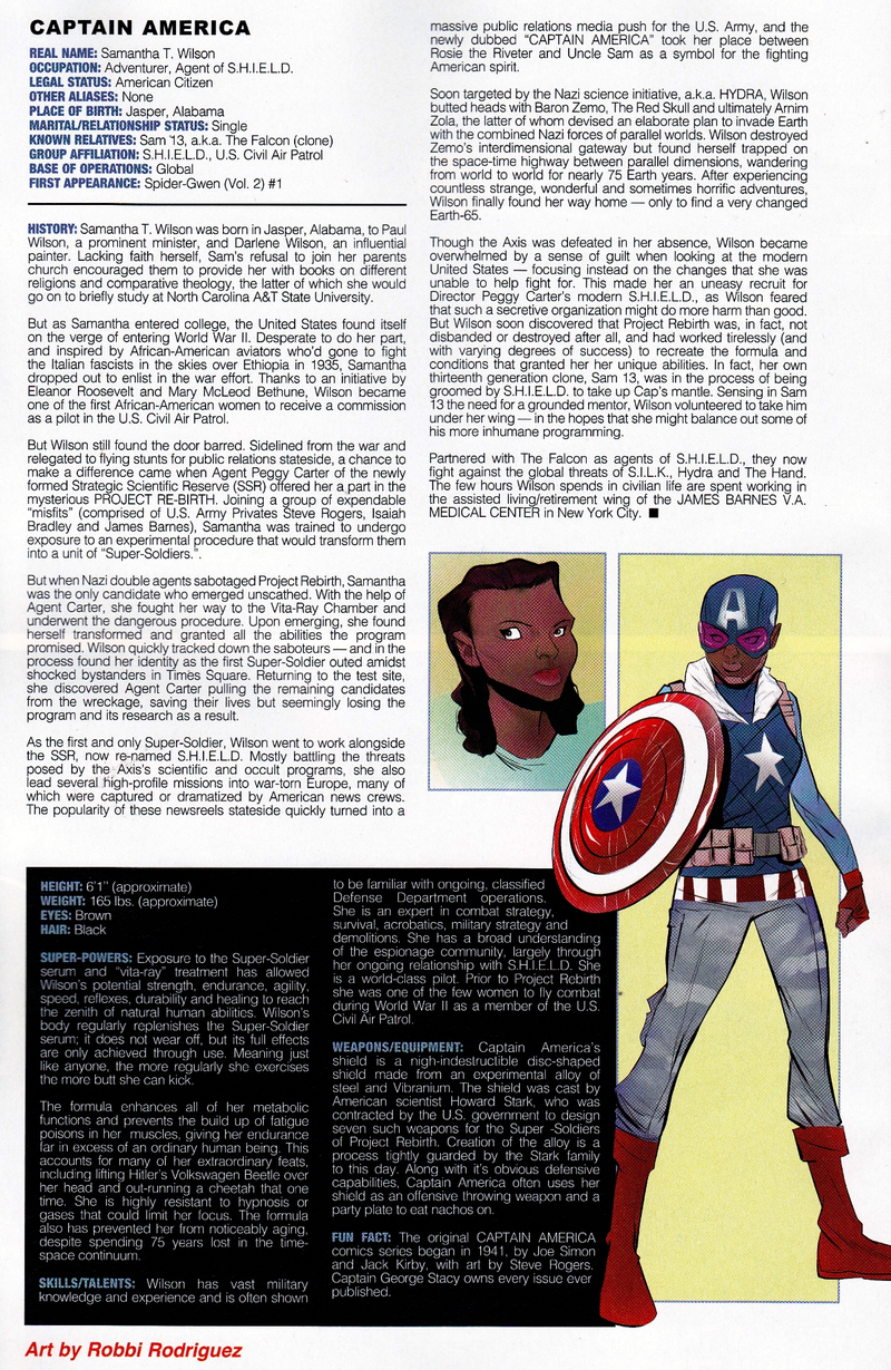 Illustration for article titled Behold The Awesome Origins Of Spider-Gwen's New Female Captain America